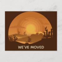 Nos hemos mudado Cambio de dirección del desierto