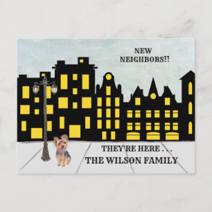 Postal De Anuncios Nos hemos mudado Casas de apartamentos en la ciuda