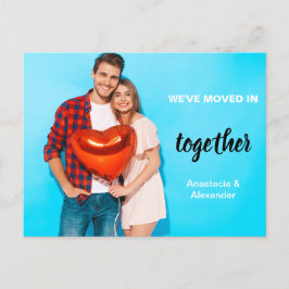 Postal De Anuncios Nos hemos mudado juntos foto de pareja personaliza