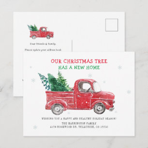 Postal De Anuncios Nos hemos mudado Navidades de vacaciones Camión Ro