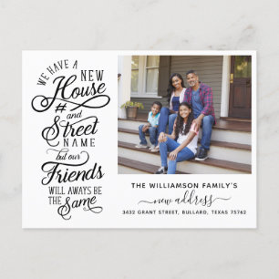 Postal De Anuncios Nos hemos mudado   Nueva dirección y nombre de la 