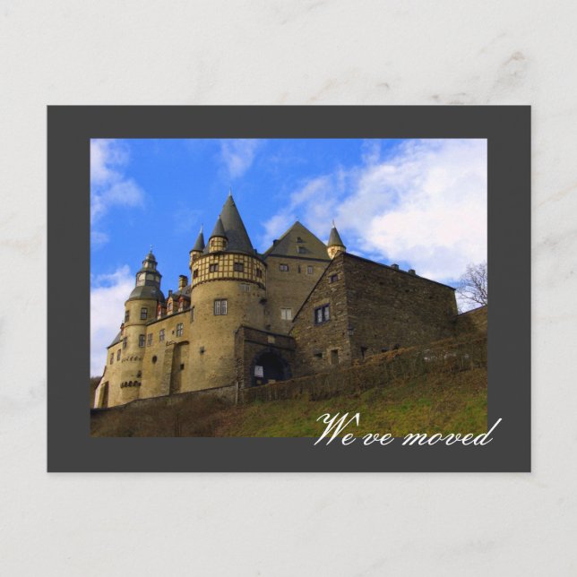 Postal De Anuncios Nos hemos mudado - ¡totalmente personalizable! (Anverso)