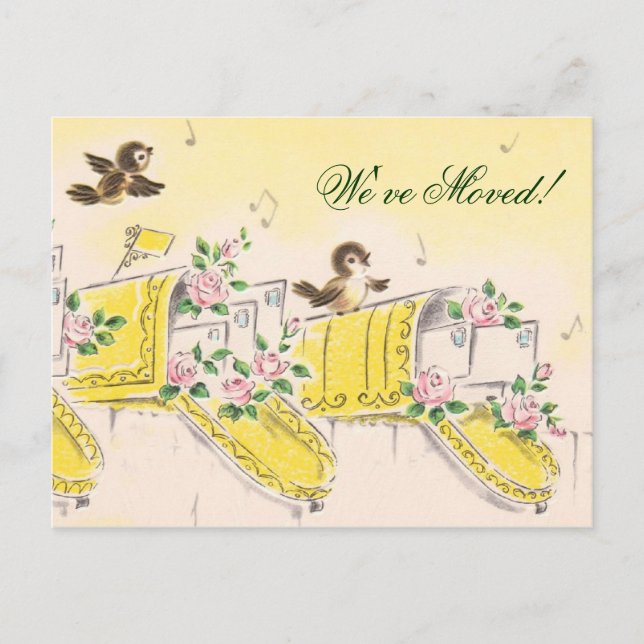 Postal De Anuncios ¡Nos Mudamos! (Anverso)