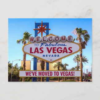 Postal De Anuncios Nos Mudamos a Las Vegas Nueva Casa