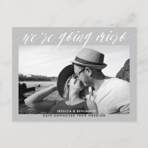 Postal De Anuncios Nos Vamos al Micro Actualización de la Boda