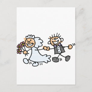 Postal De Anuncios Novia Y Groom Boda Elope Elopement