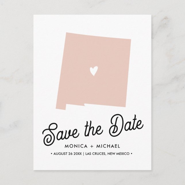 Postal De Anuncios NUEVA boda de destino del estado de MÉXICO CUALQUI (Anverso)