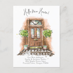 Postal De Anuncios Nueva Casa - Dirección Moderna Nueva Puerta Acuare