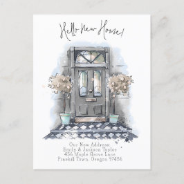 Postal De Anuncios Nueva Casa - Dirección Moderna Nueva Puerta de Acu
