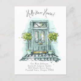 Postal De Anuncios Nueva Casa - Dirección Moderna Nueva Puerta de Acu