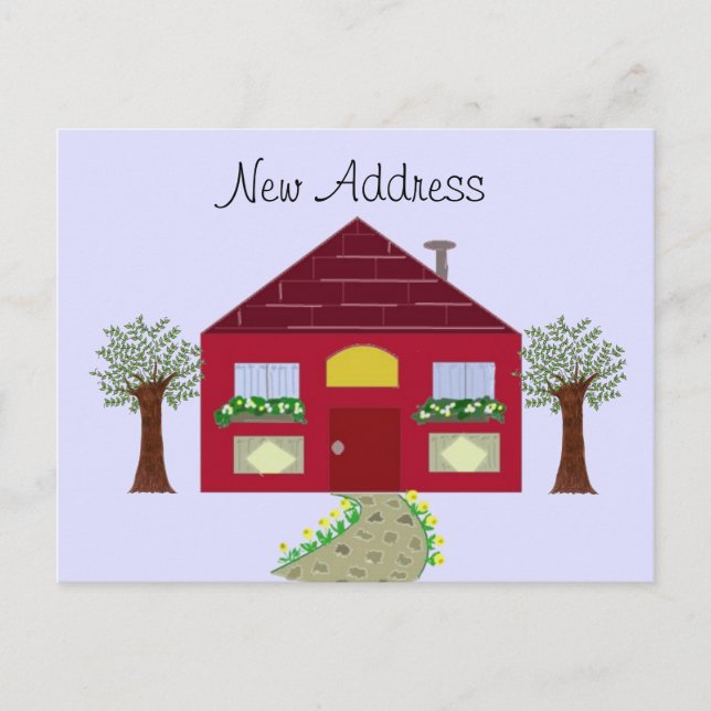 Postal De Anuncios Nueva Dirección (Anverso)