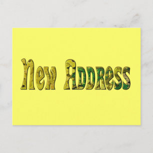 Postal De Anuncios Nueva Dirección