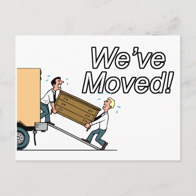 Postal De Anuncios Nueva dirección (Anverso)