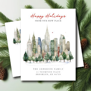 Postal De Anuncios Nueva dirección de Navidades de la ciudad de Nueva