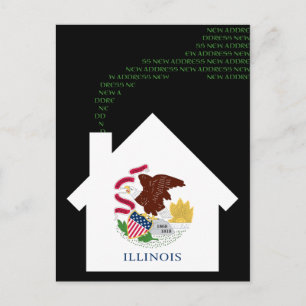 Postal De Anuncios nueva dirección illinois