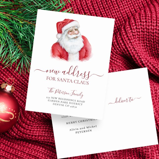 Postal De Anuncios Nueva dirección Navidades vacaciones en movimiento (Subido por el creador)