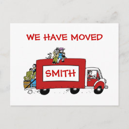 Postal De Anuncios Nueva dirección que hemos movido 2 BOYS