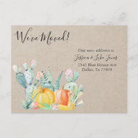 Nueva Notificación de Dirección Mudanza Otoño Cact