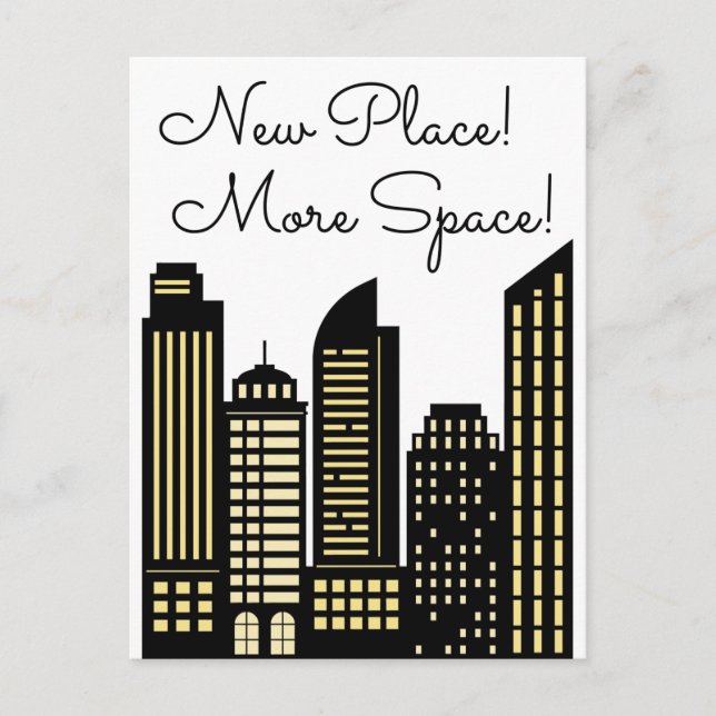 Postal De Anuncios Nuevo Apartamento Más Espacio (Anverso)