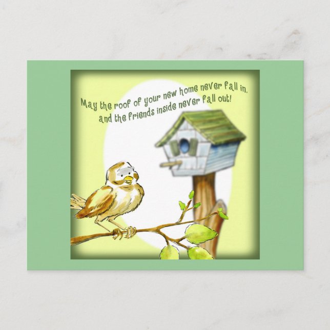 Postal De Anuncios Nuevo hogar (Anverso)