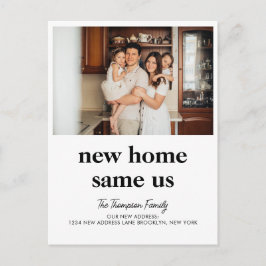 Postal De Anuncios Nuevo hogar moderno Mismo movimiento de fotos de e