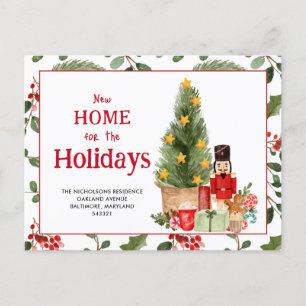Postal De Anuncios Nuevo hogar para el Nutcracker de Holidays