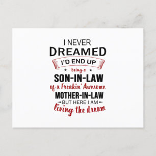 Postal De Anuncios Nunca soñé que terminaría siendo un yerno