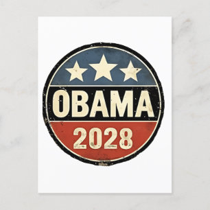 Postal De Anuncios Obama 2028 Elección EEUU Política