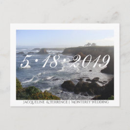 Postal De Anuncios Ocean View California Save the Date