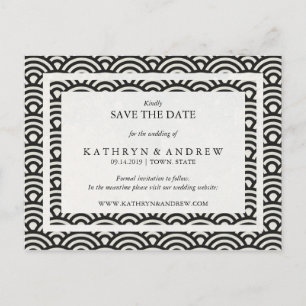 Postal De Anuncios Olas japonesas de Seigaiha Salvan La Fecha Sin Fot