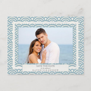 Postal De Anuncios Olas japonesas de Seigaiha Salvan La Fotografía De