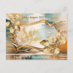 Postal De Anuncios Olas y paisajes orientales artísticos de Asia
