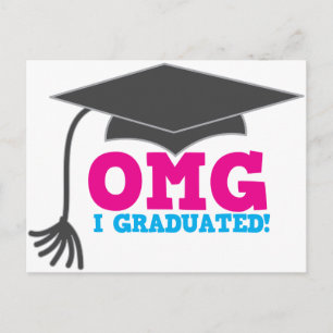 Postal De Anuncios OMG Me gradué