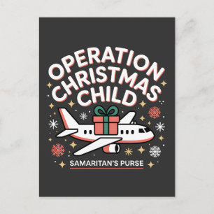 Postal De Anuncios Operación Niño de Navidad Bolsa del Samaritano 