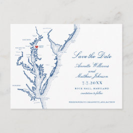 Postal De Anuncios Osprey Point Inn Rock Hall MD Guardar la fecha