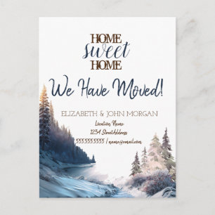 Postal De Anuncios Paisaje Montaña Hogar Dulce Hogar 