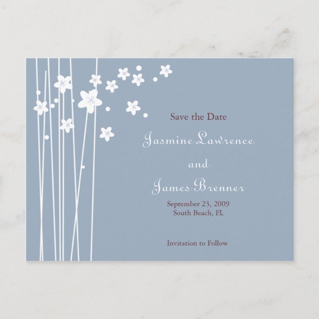 Postal De Anuncios Pájaros del amor con flores de cerezo (Anverso)