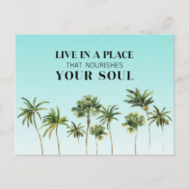 Postal De Anuncios Palm Treles Motivacionales Diciendo El Movimiento 
