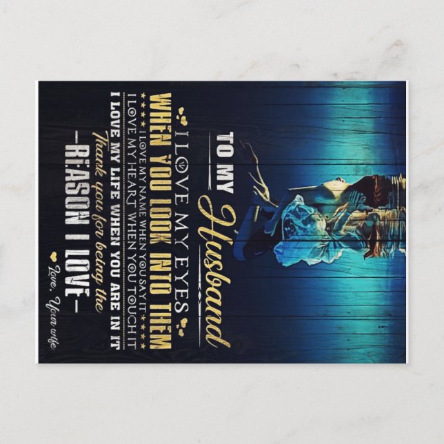 Postal De Anuncios Para mi esposo | Citas de amor para padre | (Anverso)