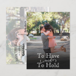 Postal De Anuncios Para tener y mantener una boda de texto moderna Gu