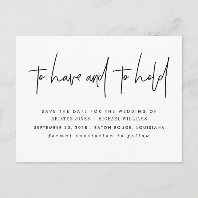 Postal De Anuncios Para tener y sostenerse ahorrar la fecha (Anverso)