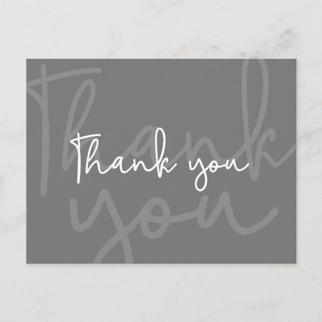 Postal De Anuncios Pareja gris mod Sexo de Baby Shower Neutral (Anverso)