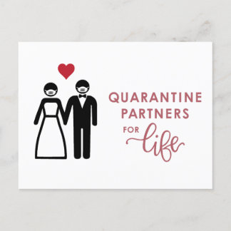Postal De Anuncios Parejas de Cuarentena para Toda la Vida | Rosa