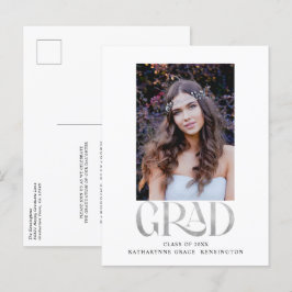 Postal De Anuncios Partido de graduación de fotografía de Relieve met