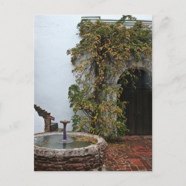 Postal De Anuncios Patio español (Anverso)