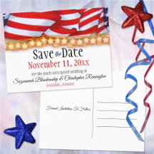Patriotic Bunting y el Personalizado Stars Save th