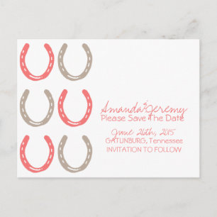 Postal De Anuncios Patrón De Zapatos De Caballo Temático Ecuestre Gua