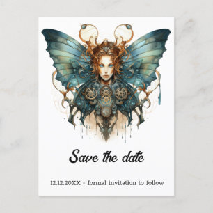 Postal De Anuncios Película de novia mariposa Steampunk peluquera mec