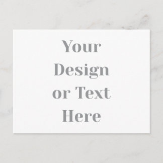 Postal De Anuncios Personalizable Su Diseño o Texto Aquí Personalizad