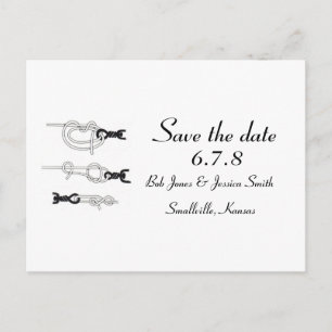 Postal De Anuncios Personalizable: Tying the knot - Save the Date